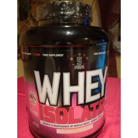 5Stars - Whey Isolate 2000g laktózmentes fehérjepor