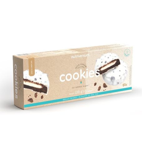 Nutriversum Cookies Tejkrémes ízesítés 128g