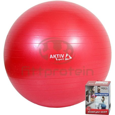 Durranásmentes labda Aktivsport 75 cm piros