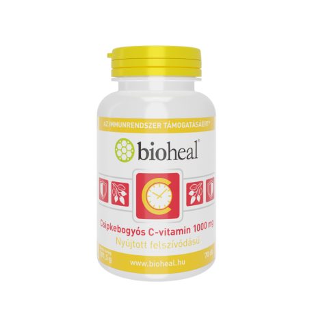 Bioheal Csipkebogyós C-vitamin 1000 mg nyújtott felszívódással 70 tabletta