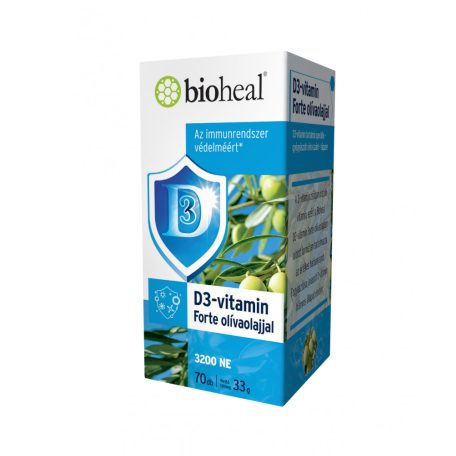 Bioheal D3-vitamin olívaolajjal 70 kapszula