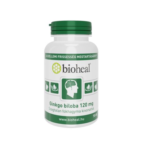 Bioheal Gingko biloba 120 mg + Fokhagyma kivonat 70 kapszula