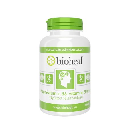 Bioheal Magnézium + B6-vitamin szerves nyújtott felszívódású 105 tabletta