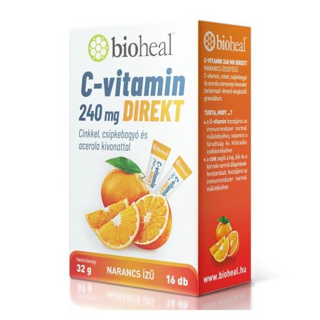 Bioheal C-vitamin 204 mg Direkt 16 tasak