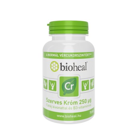 Bioheal Szerves&Természetes Króm 250 μg 70 tabletta