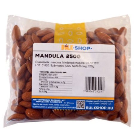 Mandula tasakban 250g
