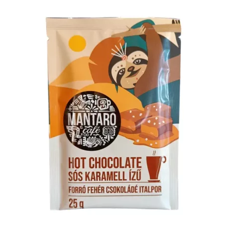 Mantaro Sós Karamell ízű Forró Fehércsokoládé italpor 25g