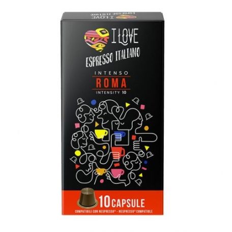 I Love Espresso Italiano Roma komposztálható Nespresso 10 kávékapszula