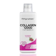 Fittprotein Collagen 12000mg +Vitamin C Málna íz