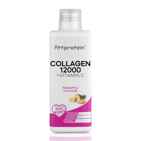 Fittprotein Collagen 12000mg +Vitamin C Ananász íz