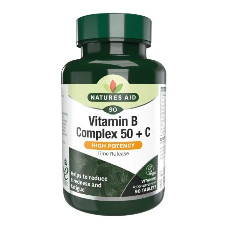 Natures Aid B-50 Complex+C vitamin 30 tabletta