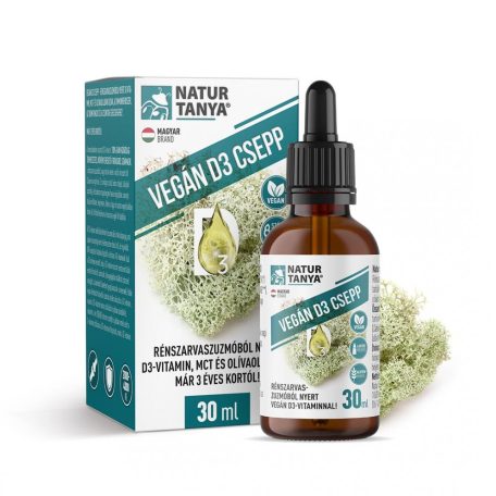 Vegán D3-vitamin csepp 30ml