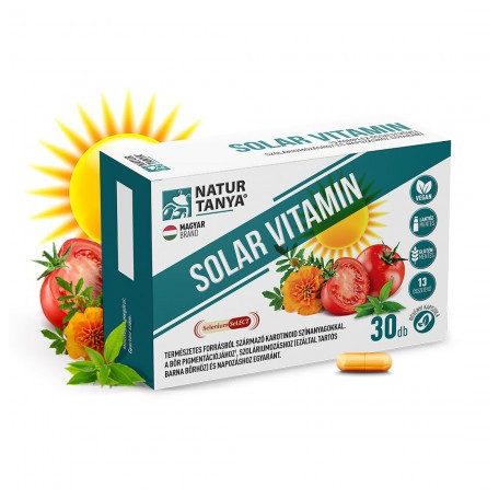 Natur Tanya® SOLAR VITAMIN 30 kapszula (napozó vitamin)