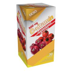 OCSO C-Vitamin 500mg + Csipkebogyó + Acerola  30 kapszula
