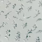Körömmatrica - Silver Leaves - Perfect Nails