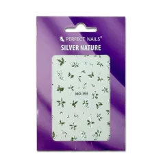 Körömmatrica - Silver Nature - Perfect Nails