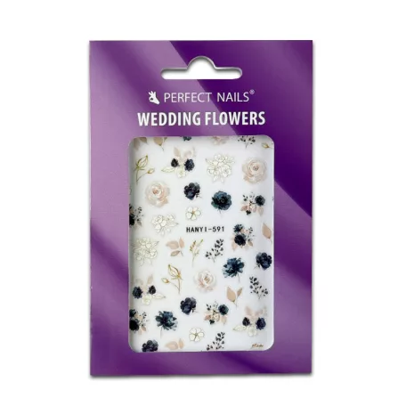Körömmatrica - Wedding Flowers - Perfect Nails