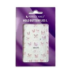 Körömmatrica - Holo Butterflies I. - Perfect Nails