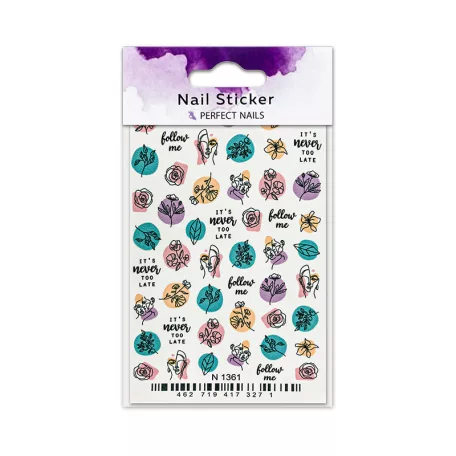 Körömmatrica - Art Is Everything - Perfect Nails