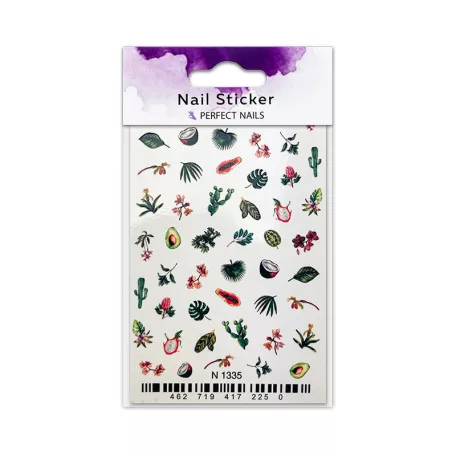 Körömmatrica - Tropical Garden - Perfect Nails