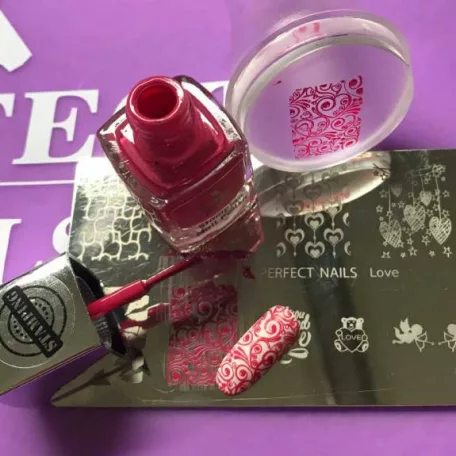 Körömnyomda Lemez - Love - Perfect Nails