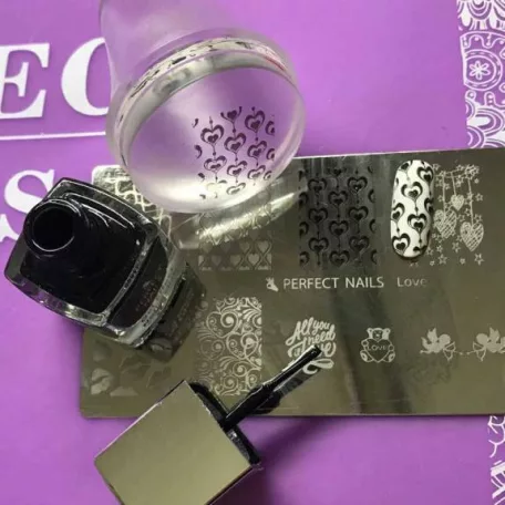 Körömnyomda - Frosted Clear - Perfect Nails