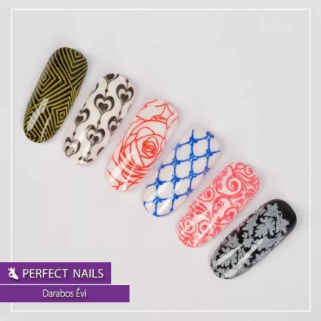 Körömnyomda lakk #004 - Piros 7m - Perfect Nails