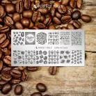 Körömnyomda Lemez - Coffee & Candy - Perfect Nails