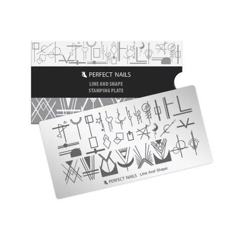 Körömnyomda Lemez - Line & Shape - Perfect Nails