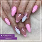 Metal Chrome Flakes - Körömdíszítő pehely - rózsaszín (Sugar Baby) - Perfect Nails