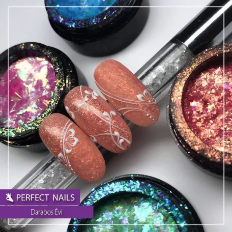 Color Magic Flakes - Körömdíszítő pehely - Pink - Perfect Nails