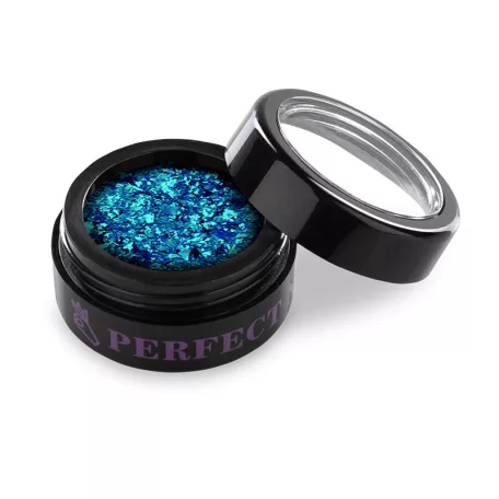 Metal Chrome Flakes - Körömdíszítő Pehely - Kék - Perfect Nails