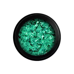   Metal Chrome Flakes - Körömdíszítő Pehely - Zöld - Perfect Nails