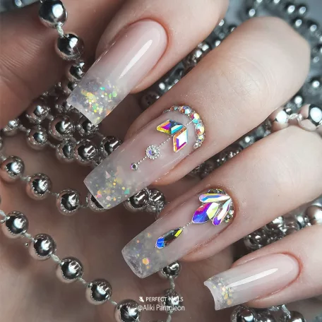 NailStar strasszkő SS12 - AB Crystal 20db - Perfect Nails