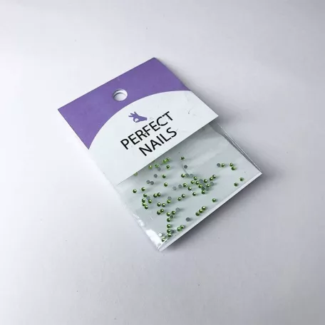 Nailstar strasszkő SS3 - Light Green 100db - Perfect Nails