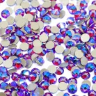 Nailstar strasszkő SS5 - Dark Purple AB 100db - Perfect Nails
