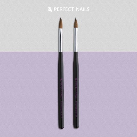 Porcelán Polygel Műkörömépítő Ecset - Wood Acryl - Professional #10 - Perfect Nails