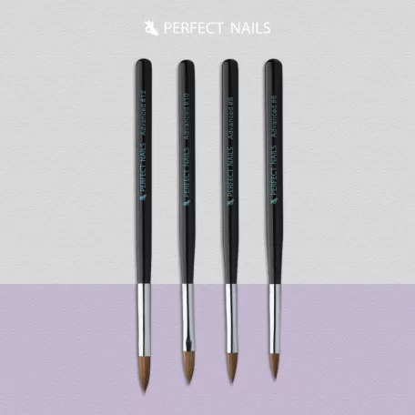Porcelán Polygel Műkörömépítő Ecset - Wood Acryl - Advanced #6 - Perfect Nails