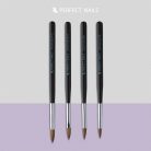 Porcelán Polygel Műkörömépítő Ecset - Wood Acryl - Advanced #8 - Perfect Nails