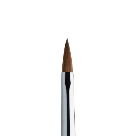 Porcelán Polygel Műkörömépítő Ecset - Wood Acryl - Regular #6 - Perfect Nails