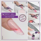Átlátszó műkörömépítő porcelánpor - Salon Clear Powder - 50ml - Perfect Nails
