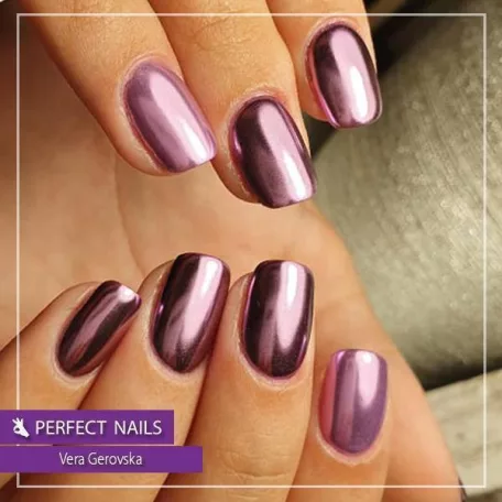 Chrome Powder - Körömdíszítő Krómpor - Lila - Perfect Nails