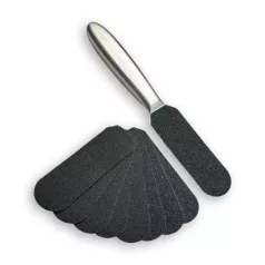   Pedikűr Fém Sarokreszelő Cserélhető Csiszolópapírral - Perfect Nails