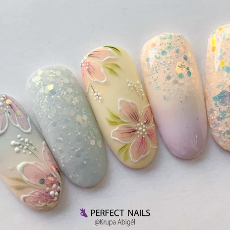 Körömdíszítő Glitter - Multisize - Unique #5 - Perfect Nails