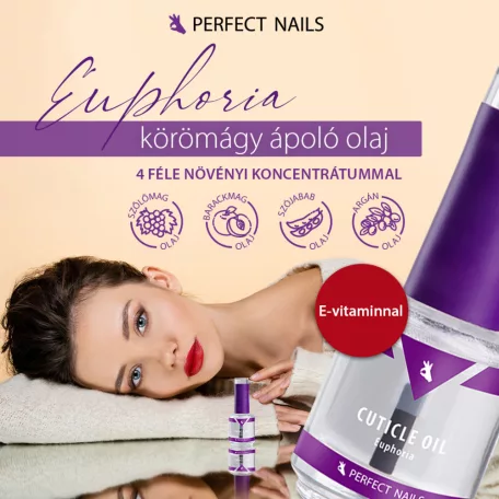 Körömágy Ápoló Olaj - Cuticle Oil - Euphoria 4ml - Perfect Nails