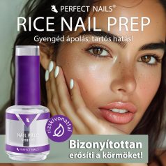   Rice Nail Prep - Ecsetes körömelőkészítő folyadék rizskivonattal 4ml - Perfect Nails