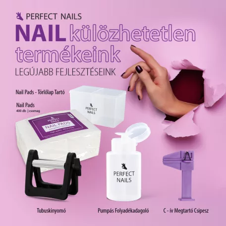 Nail pads - szálmentes törlőlap - Perfect Nails