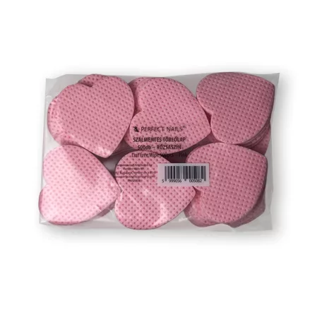 Szálmentes Törlőlap 500 db - Rózsaszín - Perfect Nails