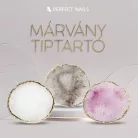 Márvány Tiptartó - Fehér - Perfect Nails