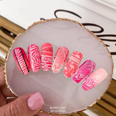 Márvány Tiptartó - Fehér - Perfect Nails